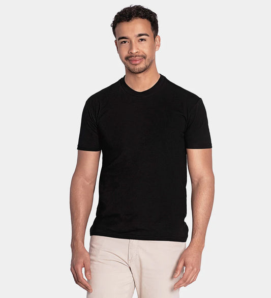 Camiseta de cuello redondo característica